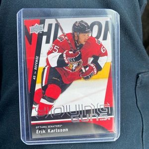 Erik Karlsson young gun rookie card